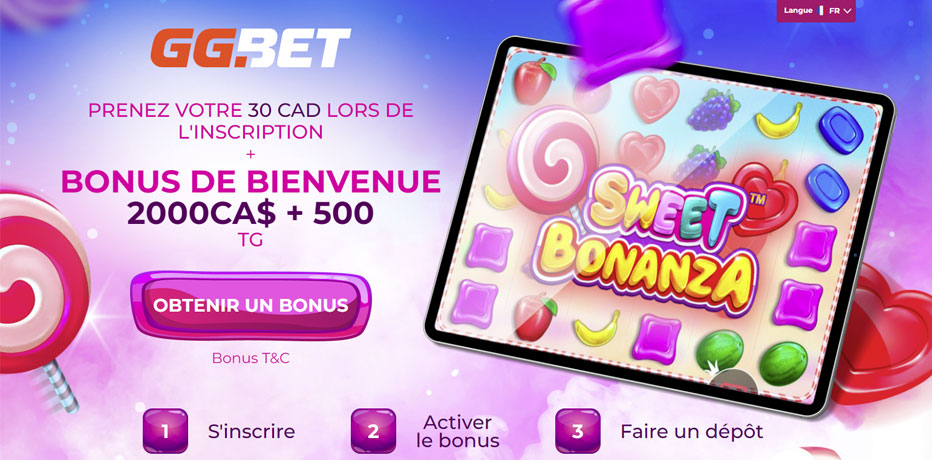 GGBet Casino Bonus sans dépôt code promo