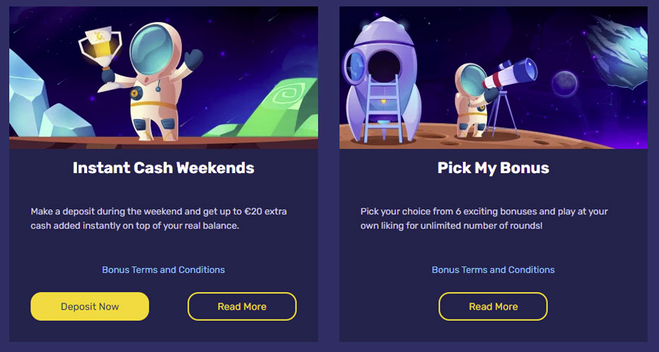 Galaxyno Weekend Bonus