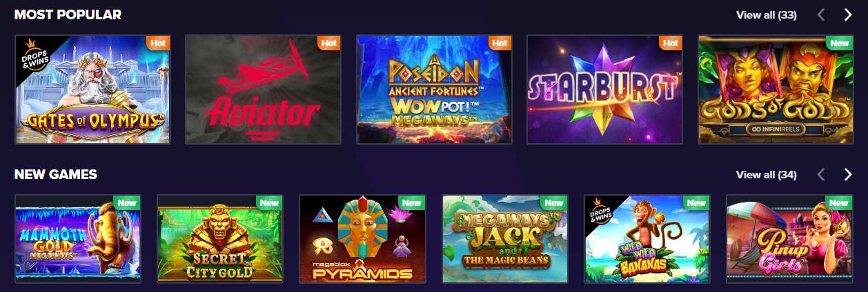 Game-Section-at-Luckbox-Casino
