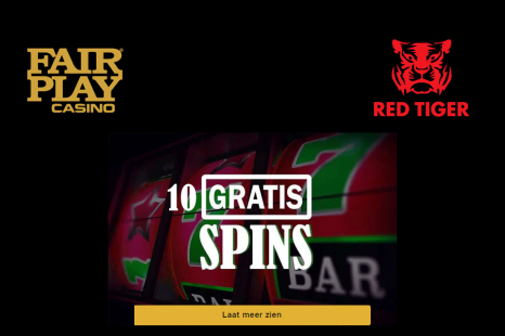 Fair Play Casino: 10 gratis spins bij een storting van €10