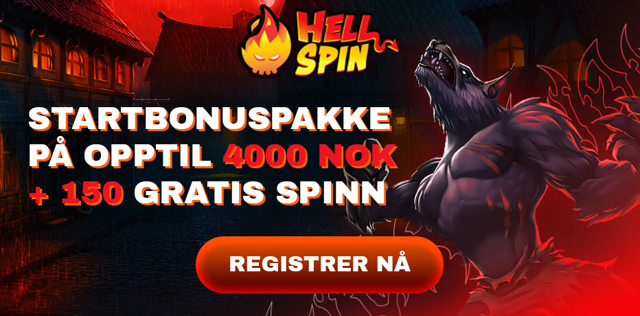Hell Spin Casino - Hent 50 gratisspinn uten innskudd