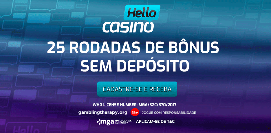 Bônus Sem Depósito Hello Casino