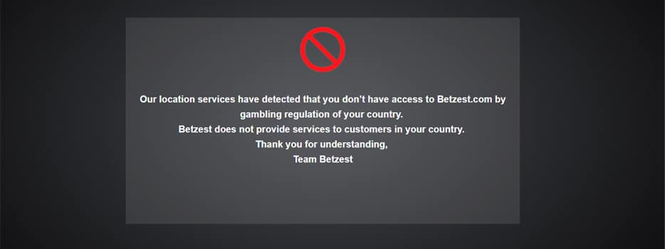 Why do online casinos restrict people from signing up?