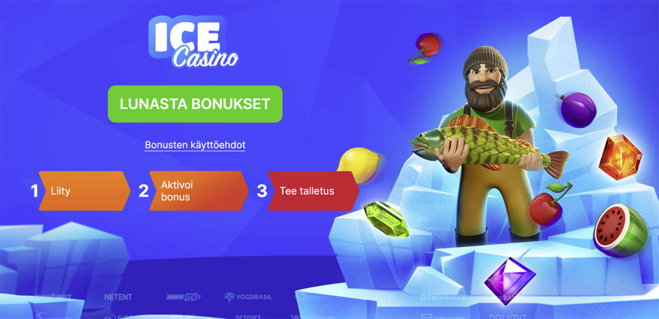 Ice Casino - Lunasta 25 Euroa Ilman Talletusta