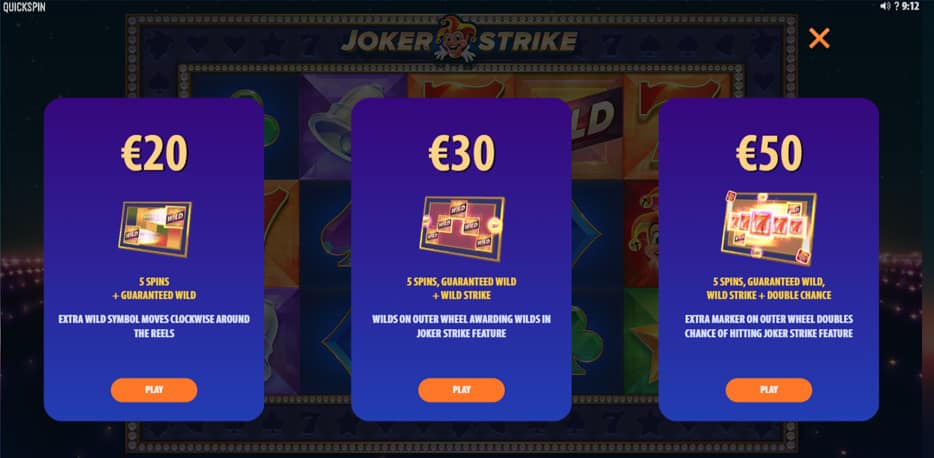 Joker Strike Video Slot