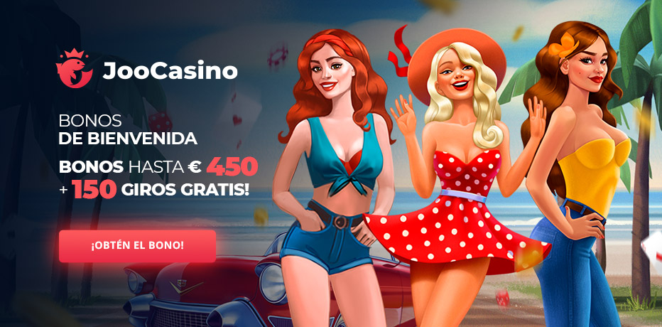 Joo Casino - 50 Giros Gratis + Bono del 100%