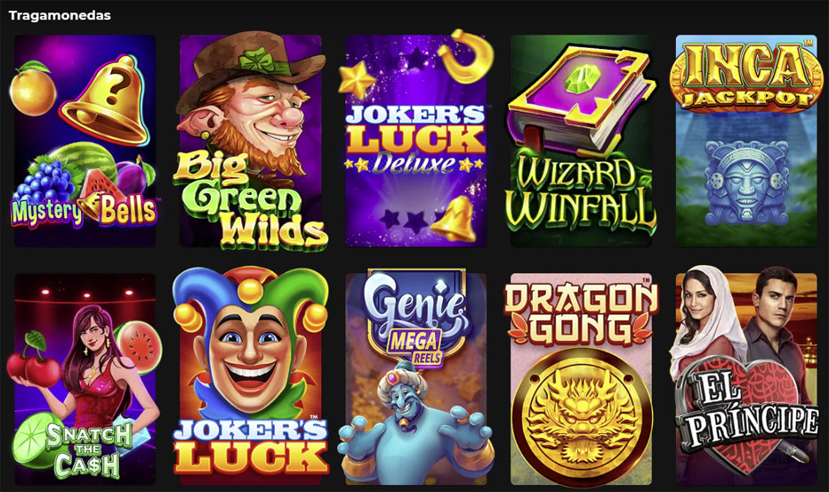 Juegos disponibles en Spin247 Casino