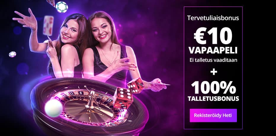 Kerää 7,50€ tai 10,00€ rekisteröitymisen yhteydessä One Casinolla!