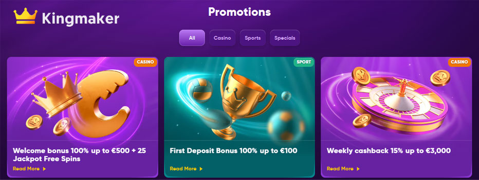 Kingmaker-bonuses-and-promotions