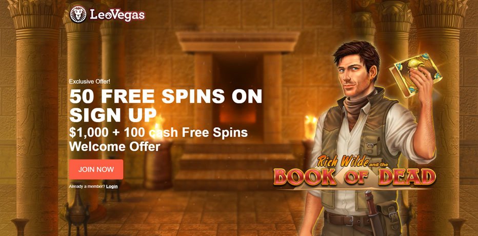 LeoVegas Welcome Offer NZ$1600 and 100 free spins