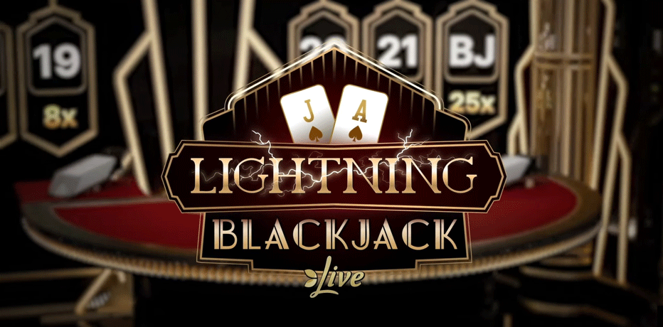 Live Lightning Blackjack Evolution Gaming