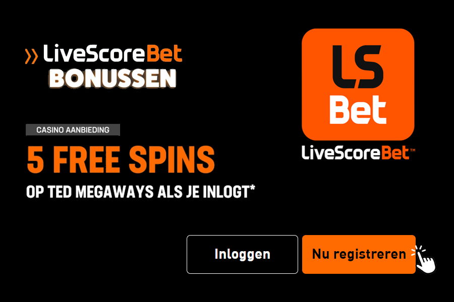 LiveScore Bet: Claim 5 Free Spins voor Ted Megaways!