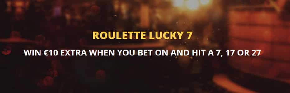 Lucky 7 Rulett Promóció