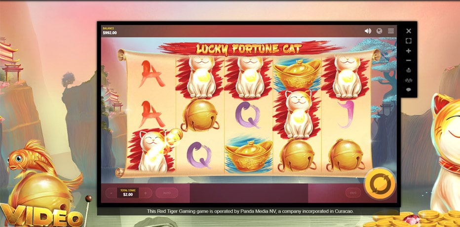 Lucky Fortune Cat Video Slot by Red Tiger Gaming
