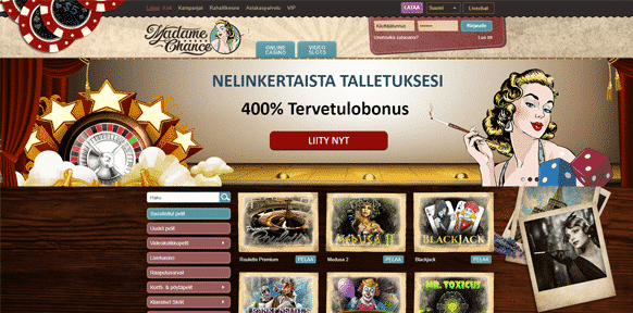 Madame Chance kasinon kotisivut Madame Chance kasinon kotisivut
