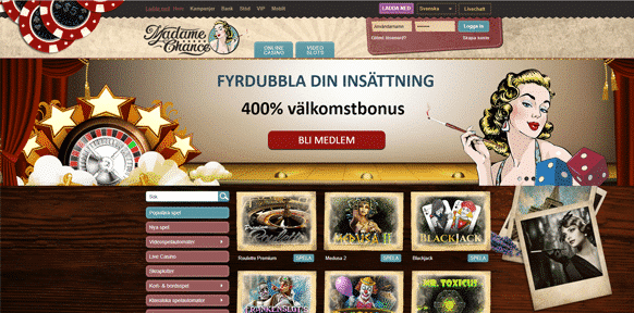 Madame Casinos Hemsida Madame Casinos Hemsida