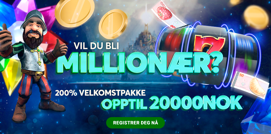 Million Vegas Casino – Bli millionær med 21 000kr bonus!