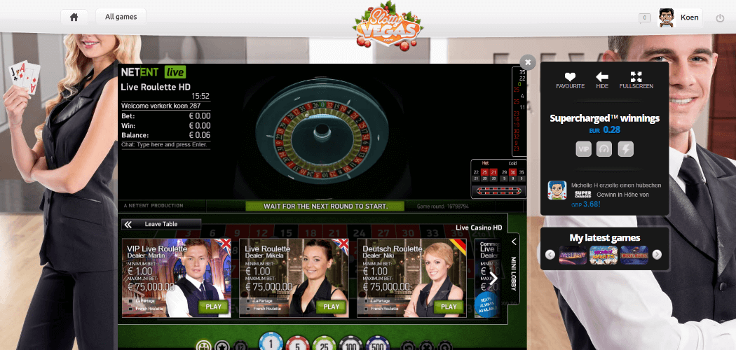 NetEnt live-kasinopelit