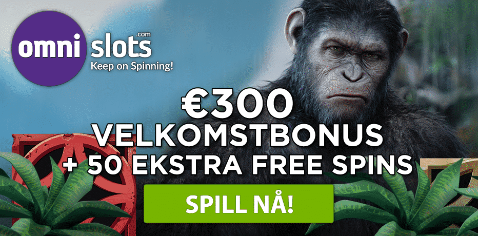 Omni Slots Ingen innskuddsbonus - 50 Spinn + 3.000 kr Bonus