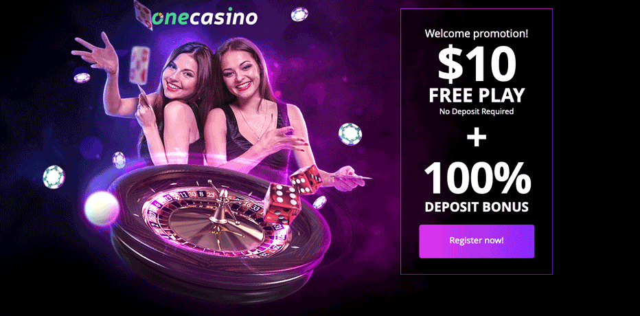 One Casino Promotions Canada - C$10 Free + 100% First deposit bonus