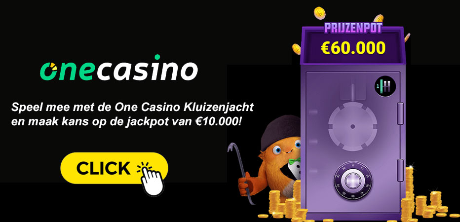Speel mee met de One Casino Kluizenjacht en maak kans op €10.000!