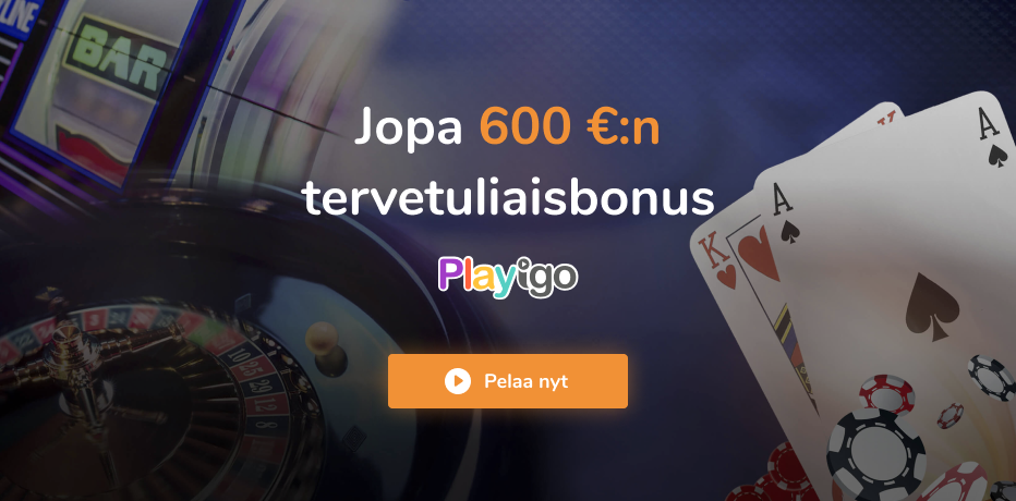  Playigo Casino Bonuskoodi - Lunasta 600€ ensitalletustesi yhteydessä