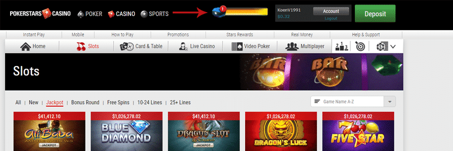 PokerStars Casino Bonus Chest