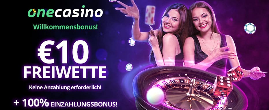 Sammeln Sie €7,50 oder €10,00 bei der Registrierung bei One Casino!