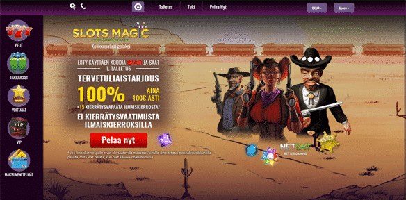 SlotsMagic nettisivu arvostelumme aikana SlotsMagic nettisivu arvostelumme aikana