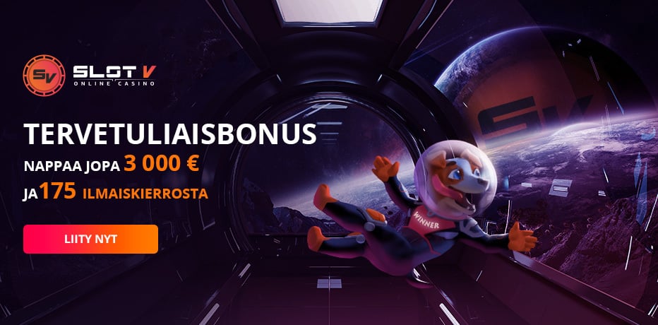 Slotv Bonusarvostelu - 175 Ilmaiskierrosta + 200% Bonus