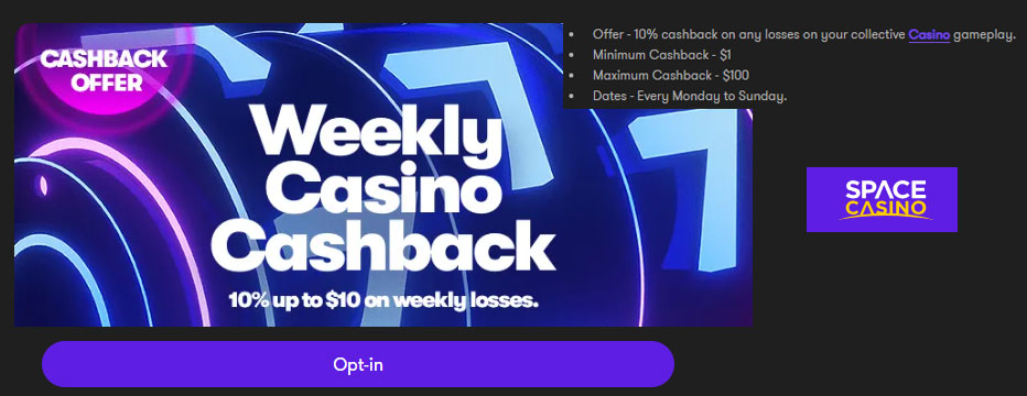 Space-Casino-Cashback-Bonus