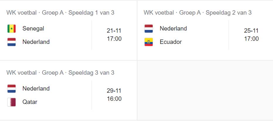 Speelschema-NL-op-WK