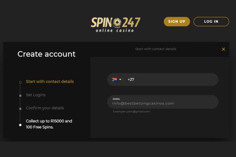 Spin247 Login – How to Create a Spin247 Login