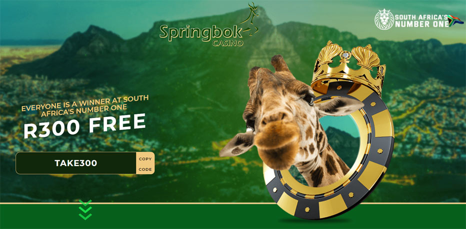 Springbok Casino no deposit bonus code R300 Free