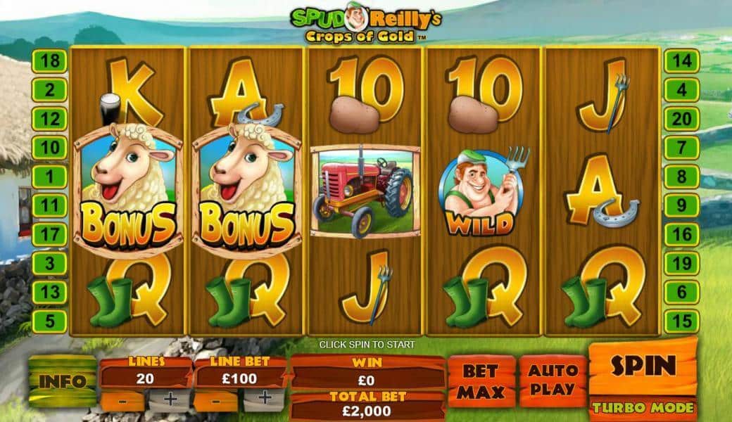Spud O’ Reilly’s Crops of Gold Video Slot