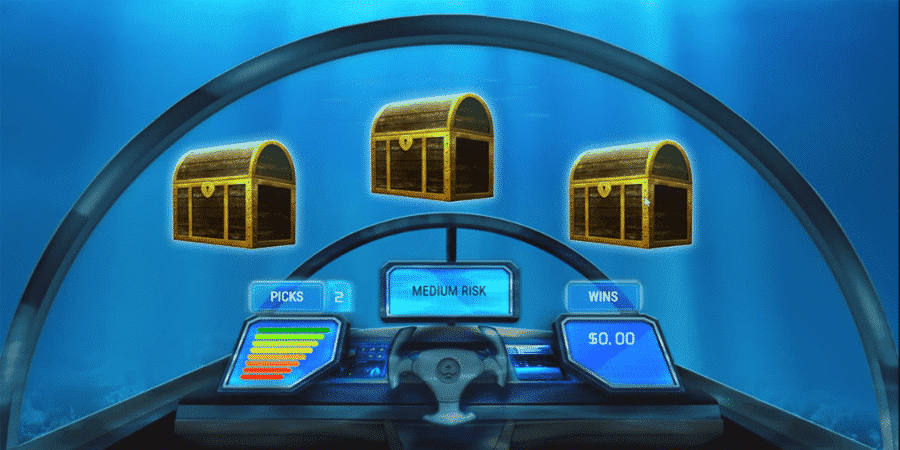 Submarine Bonus Millionaires Island Progressive Jackpot Slot