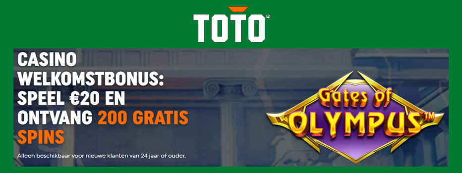 TOTO-200-Free-Spins-zonder-storting