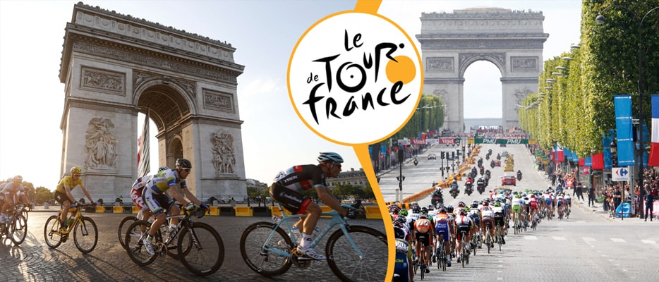 Tour de France 2018 päättyy Pariisin Champs-Élyséelle. 