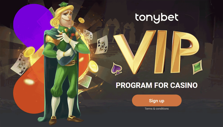 Programme VIP du casino Tonybet