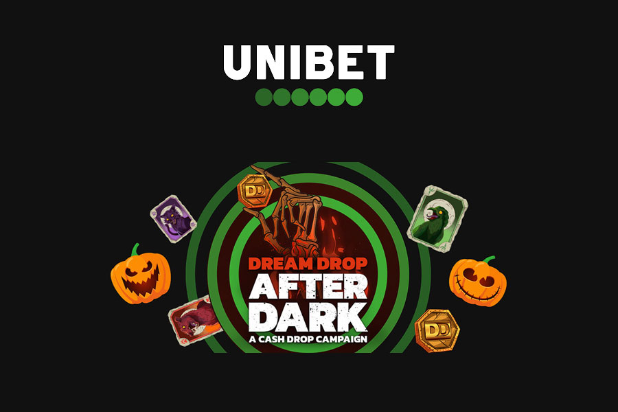 Unibet Halloween promotie: Dream Drop after dark Cash Drops