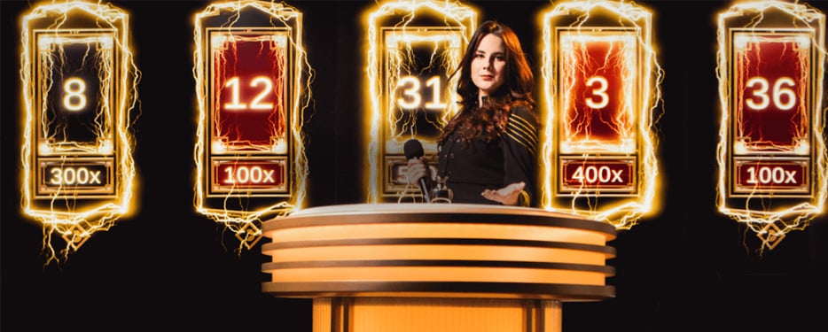 Live Lighting Roulette - Up to five lucky numbers per spin