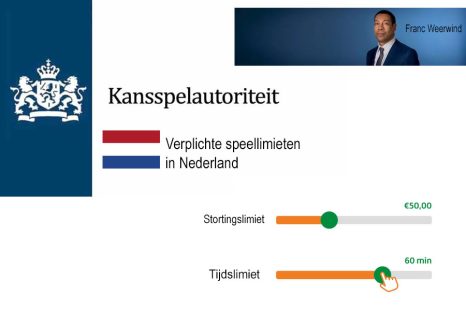 Weerwind: Verplichte speellimieten worden eind 2023 ingevoerd