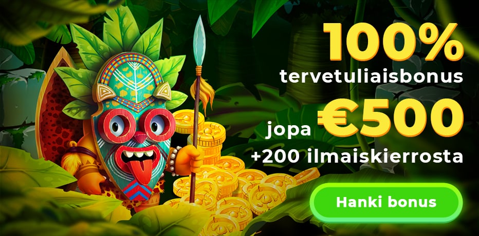 Wazamba Bonus - 200 Ilmaiskierrosta + 500€ Bonus