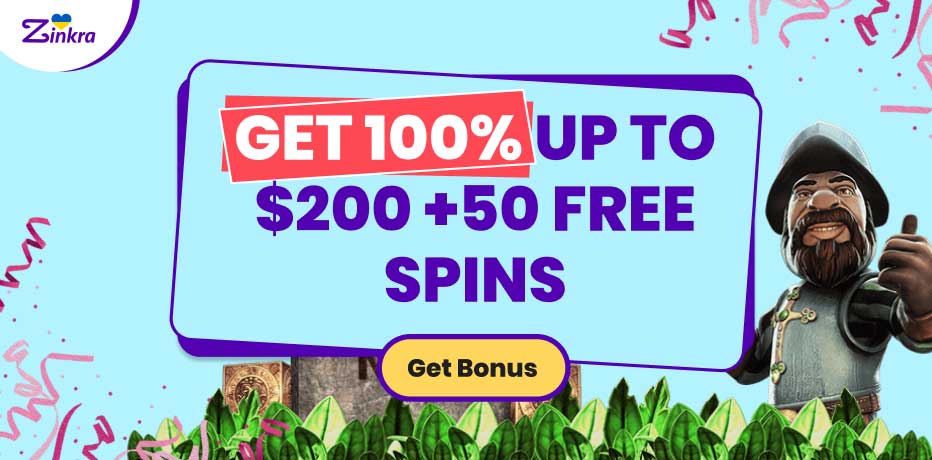 Zinkra Casino Willkommensbonus