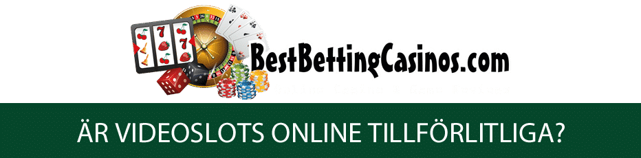 ar Videoslots online tillforlitliga pa online casinon?