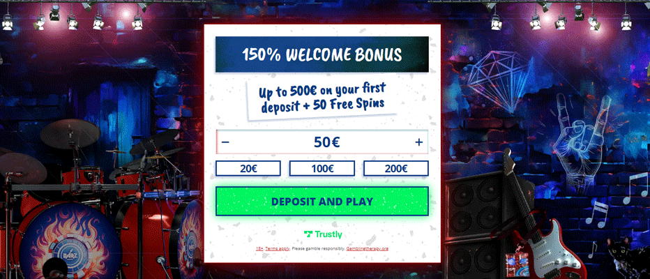 Barz casino also supports Trustly's Pay n Play concept