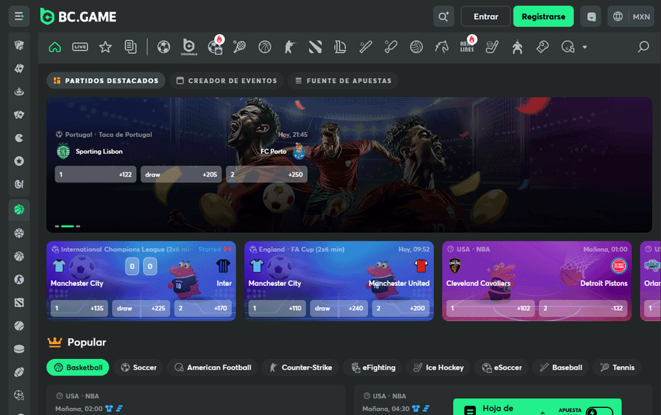 BC.Game Apuestas Deportivas