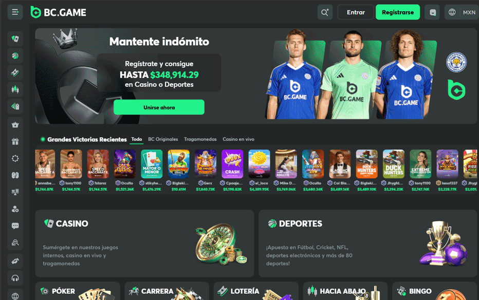 Paquete de Bonos de Bienvenida de BC.Game - ¡Hasta $348,465 MXN en Cuatro Depósitos!