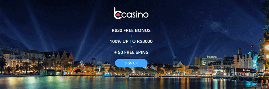 bCasino - Receba R$ 25 Grátis Sem Depósito (após o cadastro)