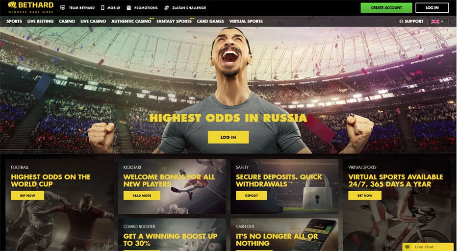 best betting websites bethard sportsbook and casino